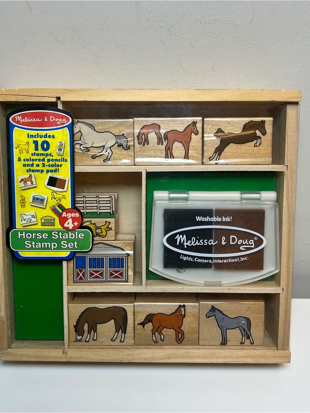 Melissa & Doug Horse Stable Stamp Set